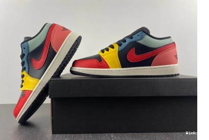SE Jordan Low Black DN3739-060 Retro 1 Multi-Color 0727
